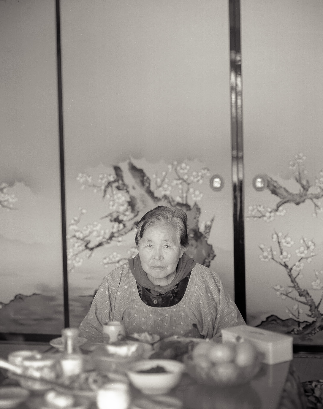 Obachan. Haramura, Japan, 1995. platinum-palladium print. 8x10 inches